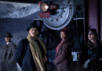 From left to right, Garrett McCord as “Colonel," Marshall Smith as “Hercule Poirot,” Christen Powell as “Mary,” and Bethany Southerland as “Countess.” Shot at the Southeastern Railway Museum. (Photo by Clay Chastain)